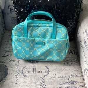 Stella & Dot Turquoise Patterned Handbag
